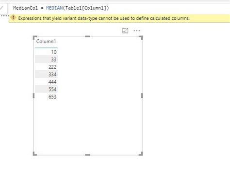 Solved: Error in calc column for MEDIAN - Microsoft Fabric Community