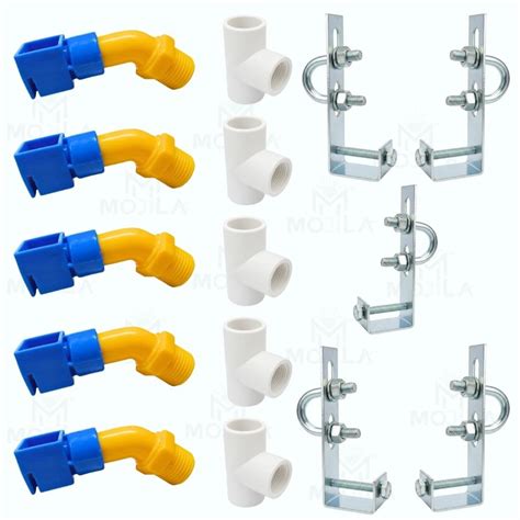 Solar Panel Cleaning Sprinkler Kit, 1/2 Inch PVC Spray Nozzles with ...
