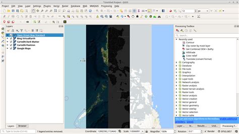 Rezultat imagine pentru Add Base Map QGIS