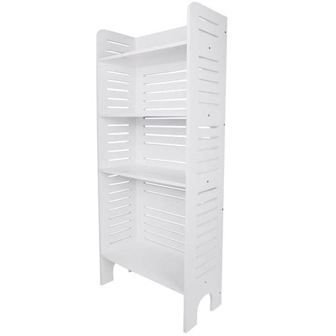 Washing Machine Side Open Bathroom Accessories Storage Shelf in PVC Bo ...