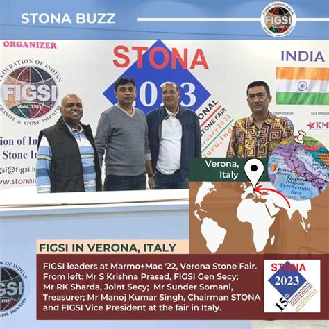 FIGSI in Verona: Showcasing Indian natural stones at the Marmo+Mac ...