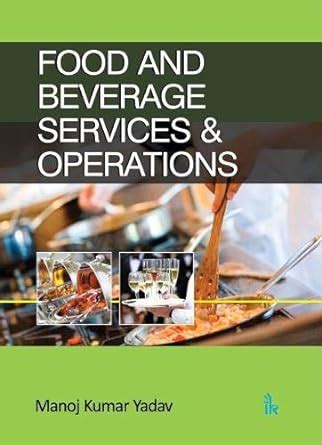 Buy Food and Beverage Services & Operations Book Online at Low Prices ...
