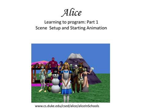 Alice Animation Tutorials 的图像结果