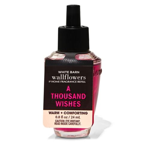 BATH & BODY WORKS A THOUSAND WISHES WHITE BARN WALLFLOWERS 24ML HOME ...