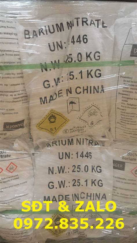 Hóa chất Barium Nitrate - Bari Nitrat - Ba(NO3)2 – KDCCHEMICAL