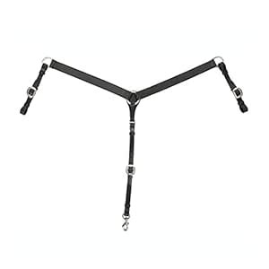 Circle Y 1 1/2" Wide Straight Classic Smooth Breast Collar for Horse ...