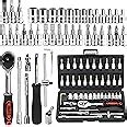 CLAPONE Tool Kit Socket Ratchet Wrench Set Socket Wrench/Screwdriver ...