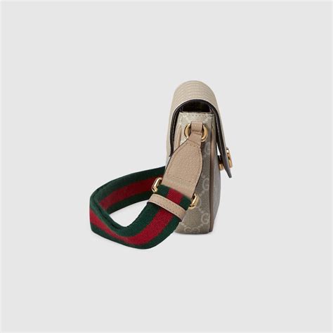 Ophidia pochette in beige and oatmeal Supreme | GUCCI® US