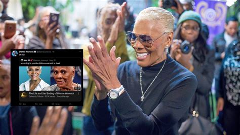 Dionne Warwick Confirms On Twitter That Dionne Warwick Is Not Dead ...