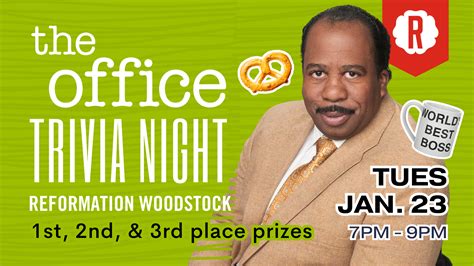 “the office” Trivia Night – Woodstock