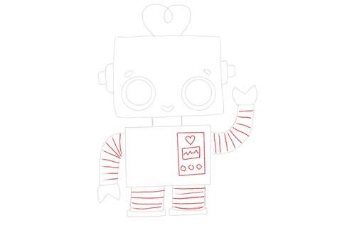 How to Draw 3D Robot 的图像结果