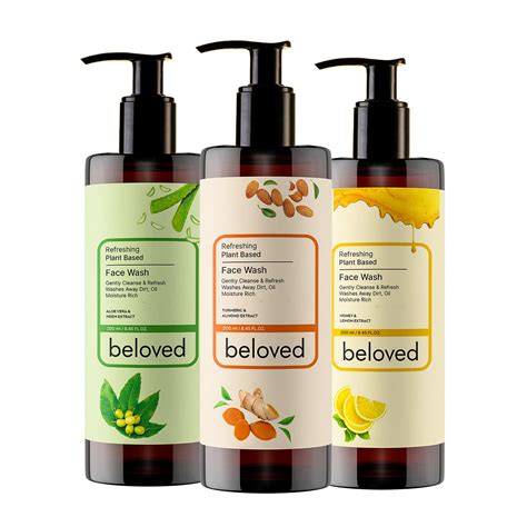 BELOVED BLISS Refreshing Natural Facewashes for Brightening, Anti-Acne ...