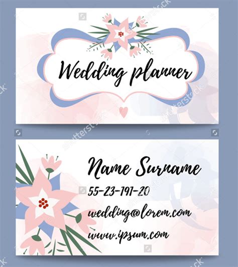 Wedding Planner Business Cards 的图像结果