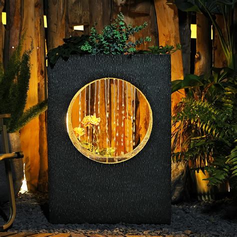 SERBILHOME Outdoor Fountains and Waterfalls Fountain - Patio India | Ubuy