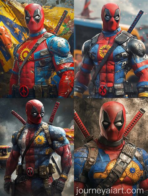 18 Free Deadpool Character Midjourney AI images | Journey AI Art