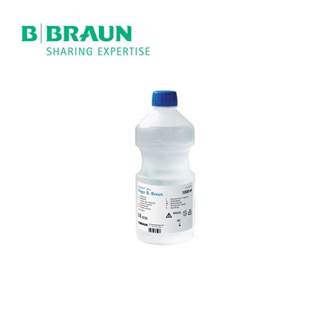 B.Braun 0.9% Sodium Chloride Irrigation Solution 1000ml - Sterile Saline for Wound Care | Bbraun ...