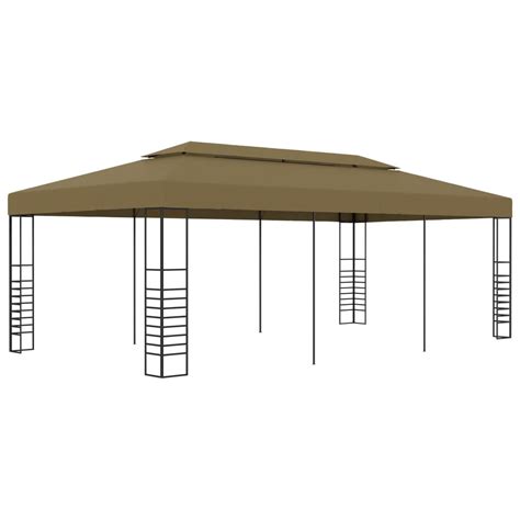 Altana ogrodowa, 6 x 3 x 2,7 m, taupe, 180 g/m² - VMP | Sklep EMPIK.COM