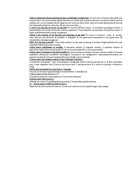 R language notes - 1 is digital data discuss data?discuss about ...