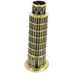 AUGEN Antique Finish Leaning Tower of Pisa 20cm Souvenir Metal ...