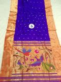 Triple Muniya Paithani - 100 % Pure Silk & Handwoven saree – Shankari ...