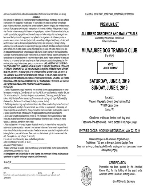 Fillable Online judged and to win prizes, ribbons, or trophies, I (we ...