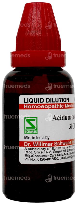 Dr Willmar Acidum Benzoicum 30 Ch Dilution 30 Ml - Uses, Side Effects ...