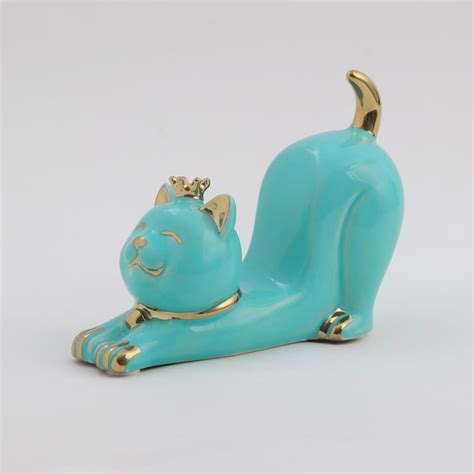 Buy Souvenir Ceramic Cat Figurine with Mobile Phone Holder from Home ...
