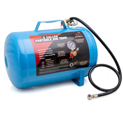 Snapklik.com : TOOLUXE 30010L 5 Gallon Air Tank, Portable Air Tank, 125 ...