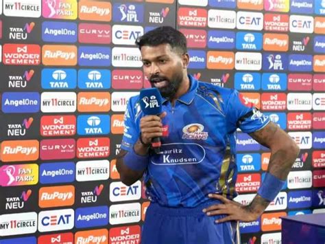 "Value of shots are there if you hit the gaps": Hardik Pandya reflects ...