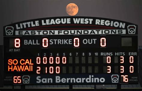 Fullerton’s Golden Hill Little League falls to Honolulu in West Region ...