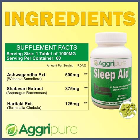 Buy Aggripure Sleep Aid - Best Sleep Enhancer Supplement. Boost Sleep ...