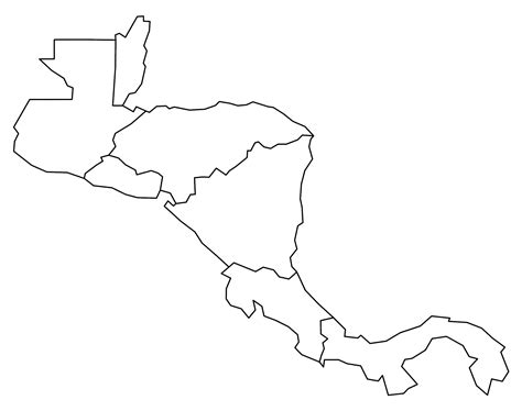 Map Of Central America Printable - Free Printable Map