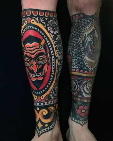 Pin by Daniel Brown on tattoo | Traditional tattoo inspiration, Leg ...