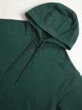 Shop Men Green Solid Relaxed Fit Hoodie Online – bearhouseindia