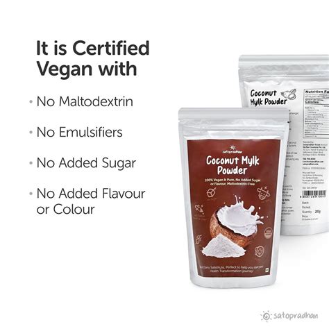 Get Tastiest Vegan Coconut Milk Powder - 200g
