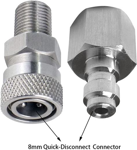 HMKUGO Universal 1/8 inch BSPP Female Connector and 8mm India | Ubuy