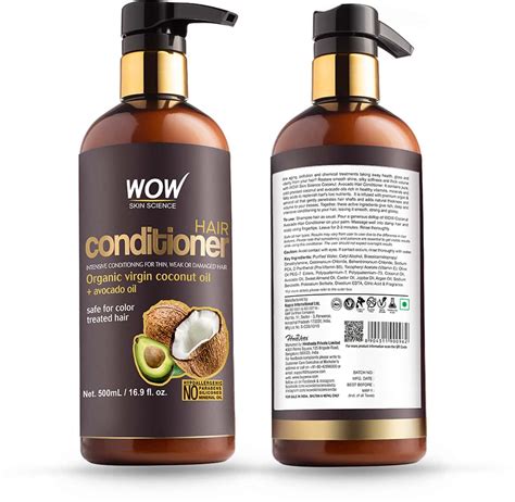 Buy WOW SKIN SCIENCE HAIR CONDITIONER BOTTLE OF 500 ML Online & Get ...