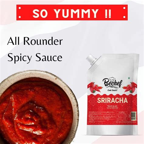 Buy Bechef Sriracha Sauce in Bulk pack For HORECA - Hotels Restaurant ...