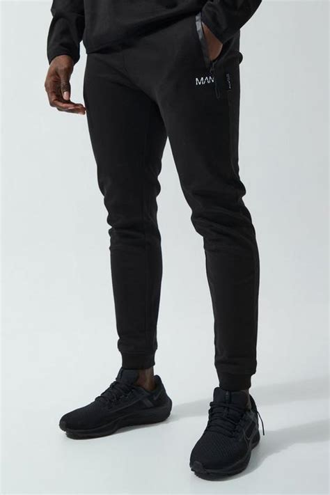 Man Active Pocket Detail Joggers | boohoo UK