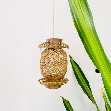 Pineapple Bamboo Lampshade – DaisyLife
