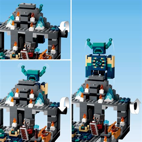 Buy LEGO Minecraft The Deep Dark Battle Set, 21246 Biome Adventure Toy ...