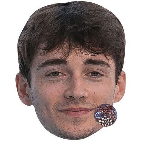 Buy Charles Leclerc (Brown Hair) Celebrity Mask, Flat Card Face, Fancy ...