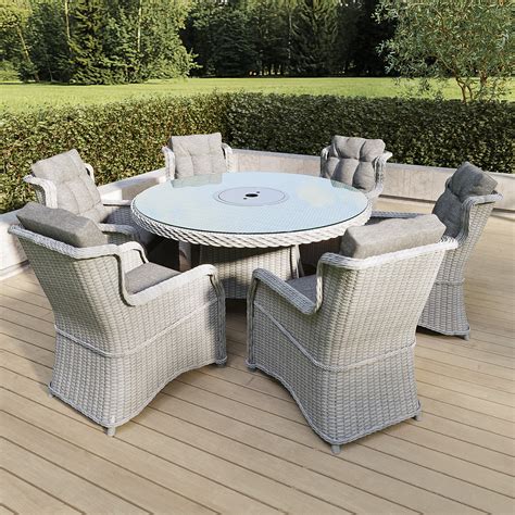 Rattan Dining Table Round