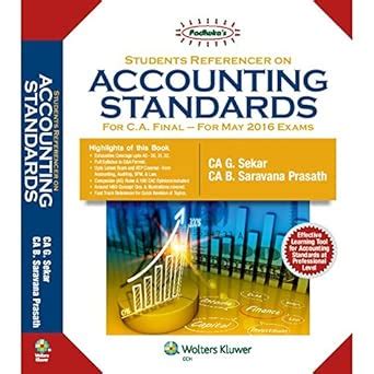 students refrence on accounting standards for c a final : nil: Amazon ...
