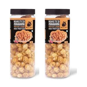 Notty Nuts Flavored & Roasted Makhana | Peri Peri Flavor 140g | Healthy ...