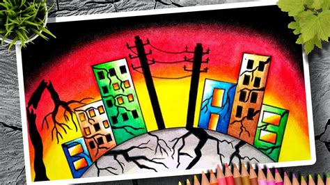earthquake precursors studies and monitoring drawing/earthquake drawing ...