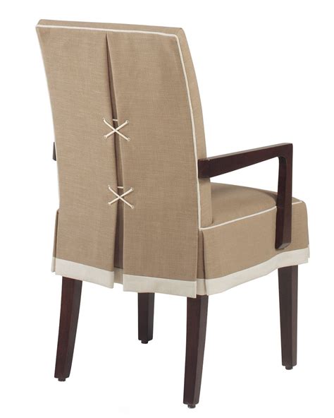 Dining Room Chair Covers with Arms | Dining room armchair slipcovers ...