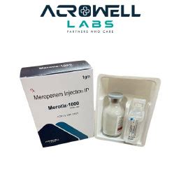 Merotiz 1000 - Meropenem Injection IP - Acrowell Labs Private Limited
