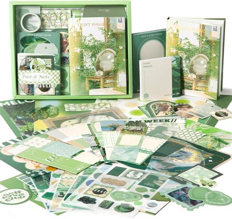 The AutoStory Junk Journal & Scrapbook Kit: A6 Notebook, Stickers, DIY ...