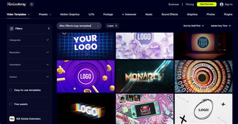 Top 5 Tools for Free After Effects Logo Templates